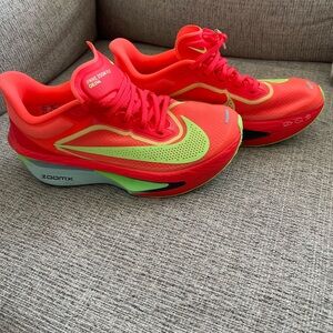 Nike Athletic Shoes in Red and Green